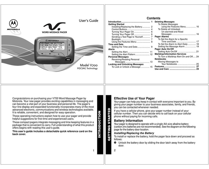 Motorola V700 User manual