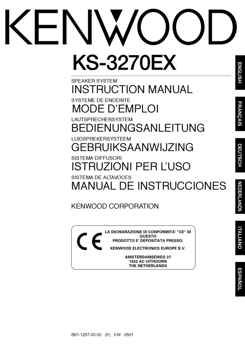 Kenwood KS-3270EX User manual