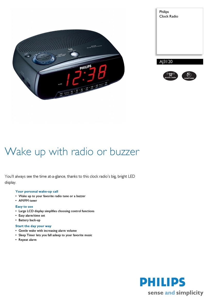 Philips AJ3120 User manual