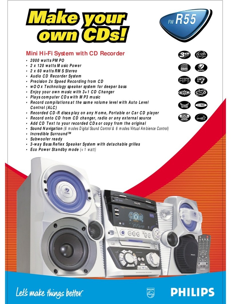 Philips FW-R55 User manual