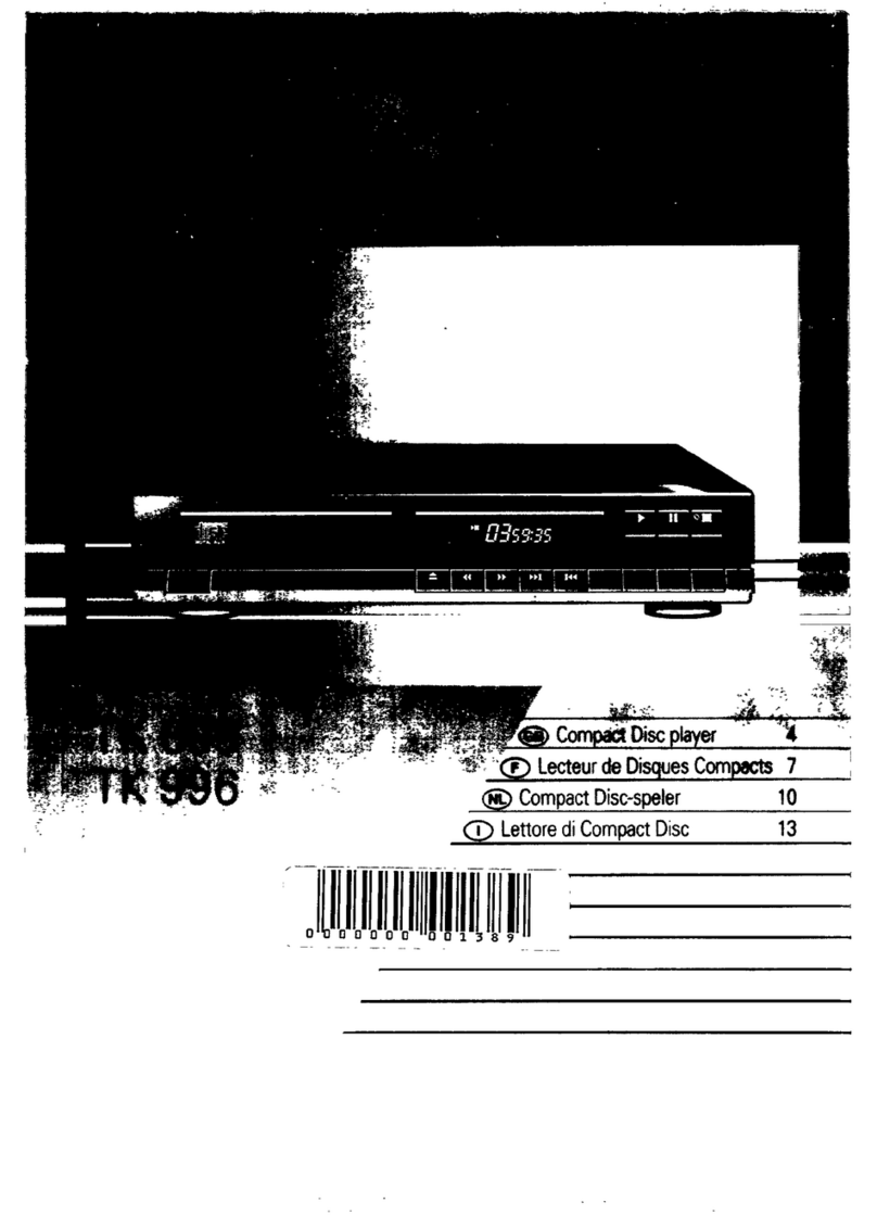 Philips TK699/18 User manual