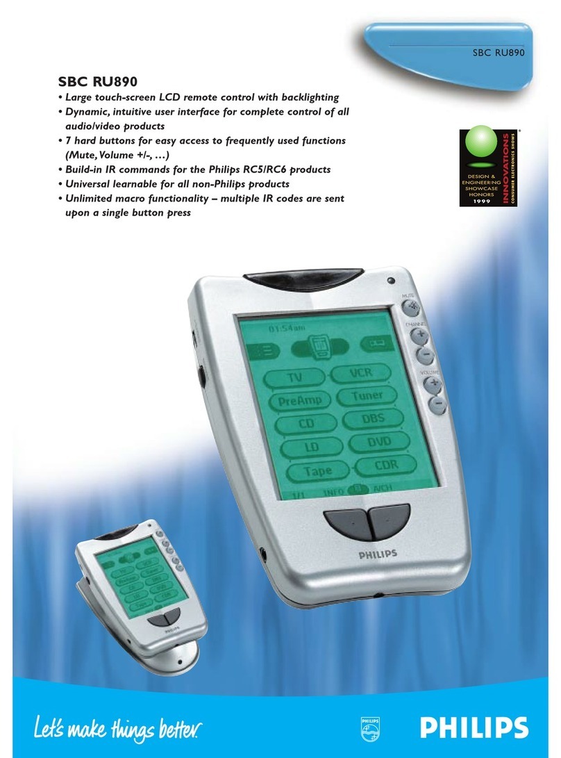 Philips SBCRU890/00 User manual