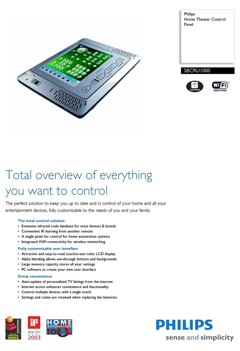 Philips SBCRU1000/05 Specifications