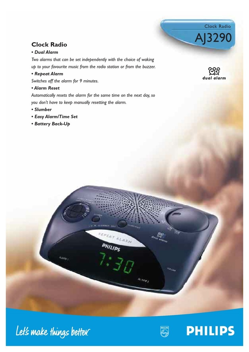 Philips AJ 3290 User manual