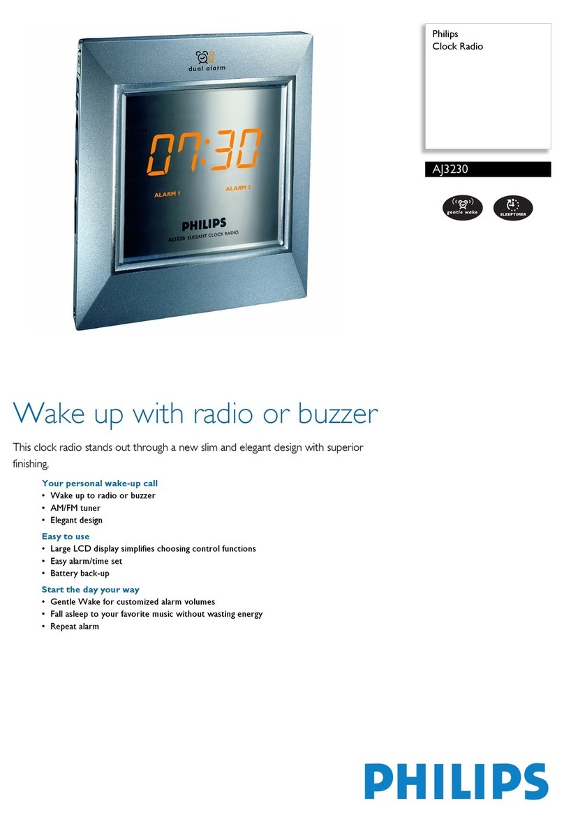 Philips AJ3230 Specifications