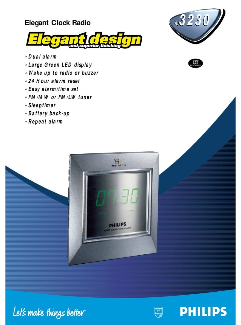 Philips AJ3230 User manual