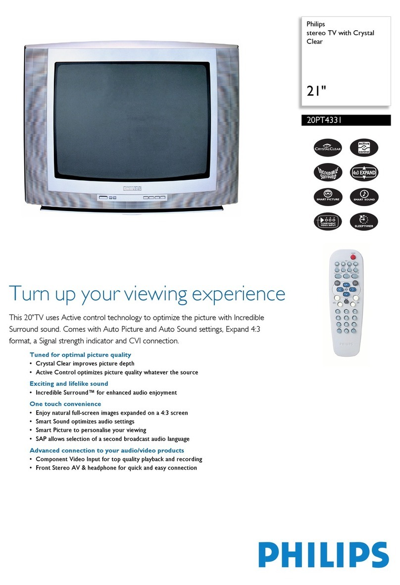 Philips 20PT4331 User manual