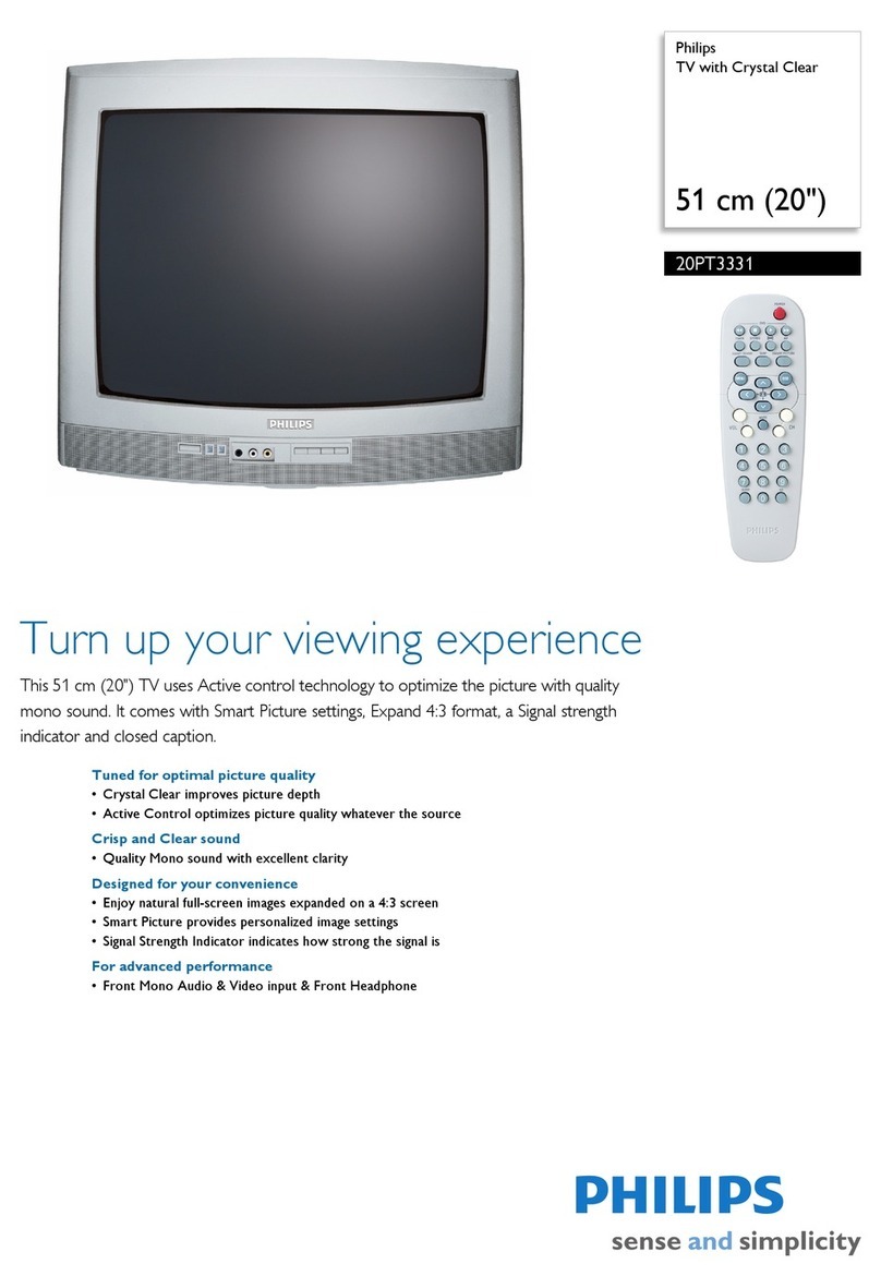 Philips 20PT3331 User manual