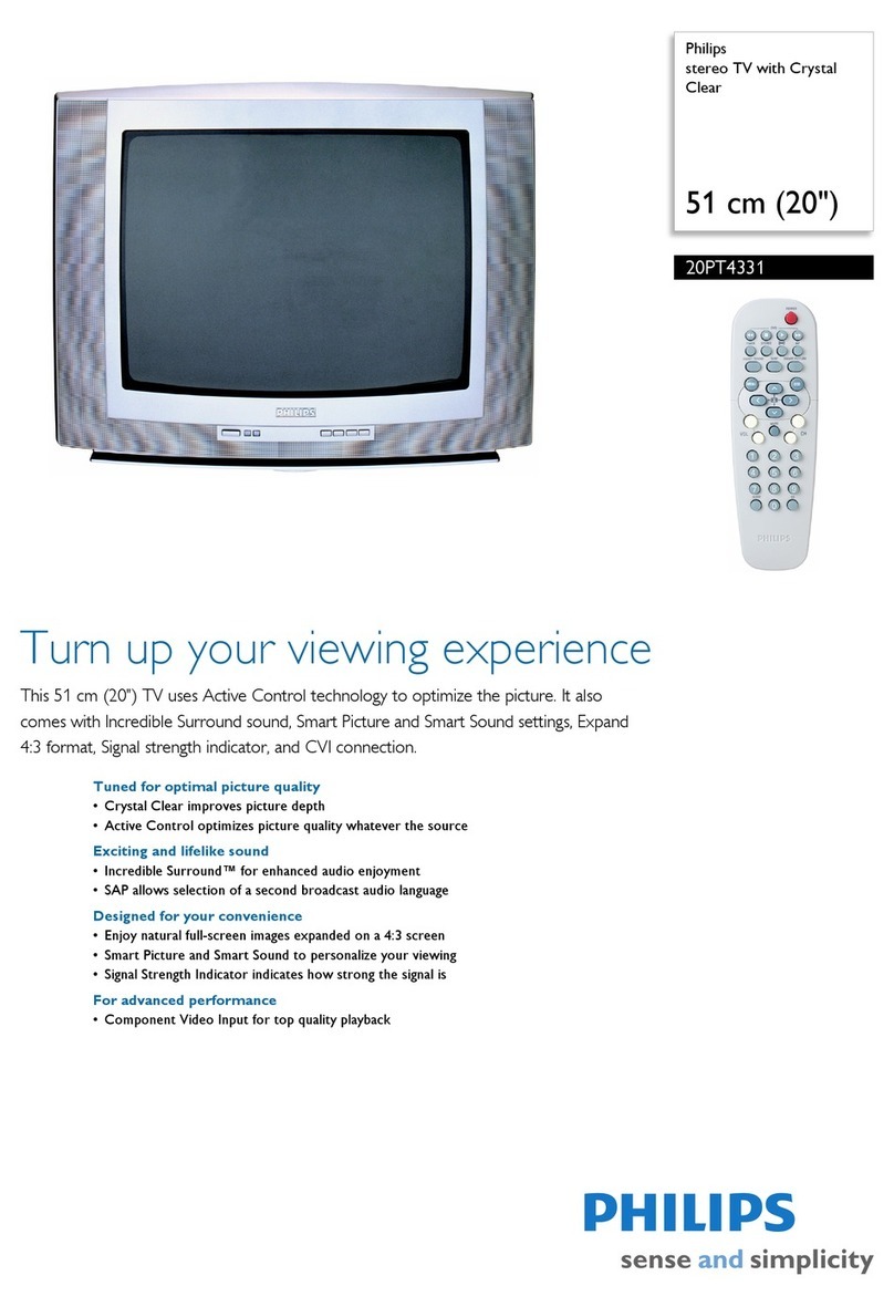 Philips 20PT4331 User manual