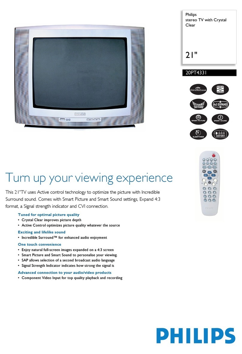 Philips 20PT4331 User manual