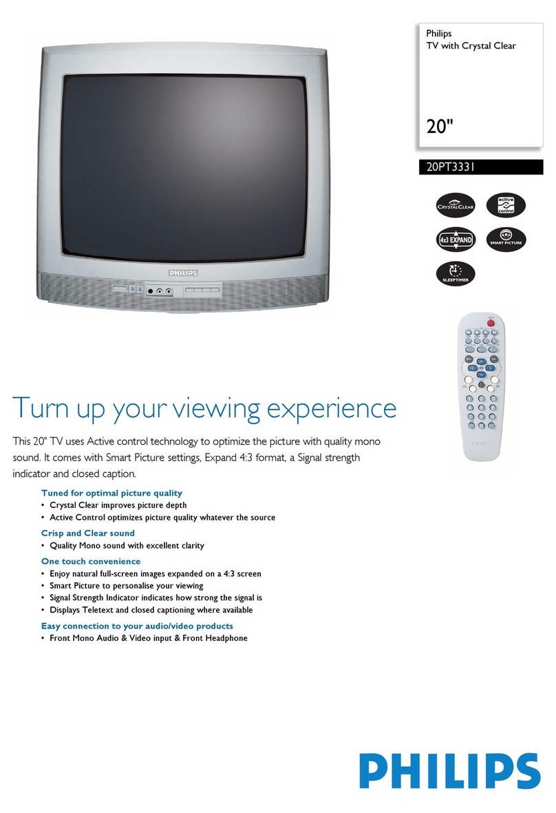 Philips 20PT3331 User manual