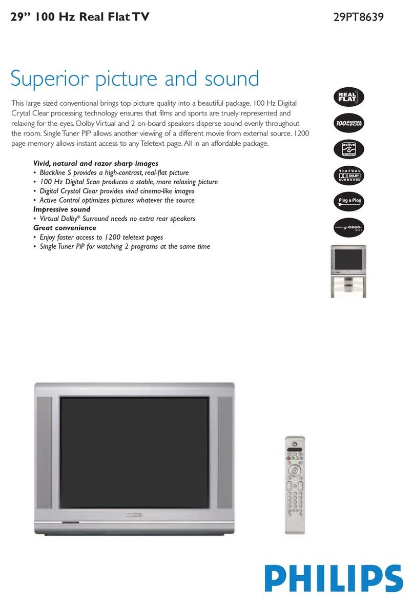 Philips 29PT8639 User manual