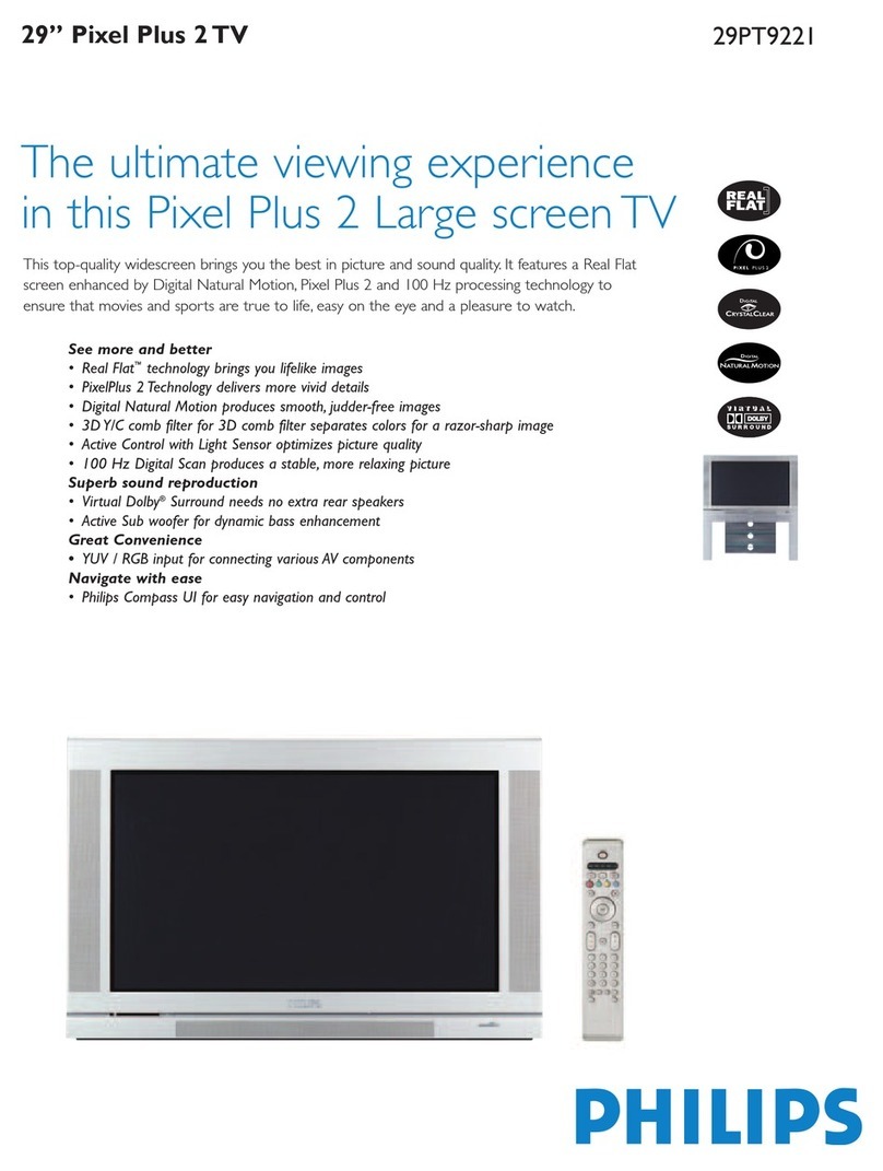 Philips 29PT9221/93R Specifications