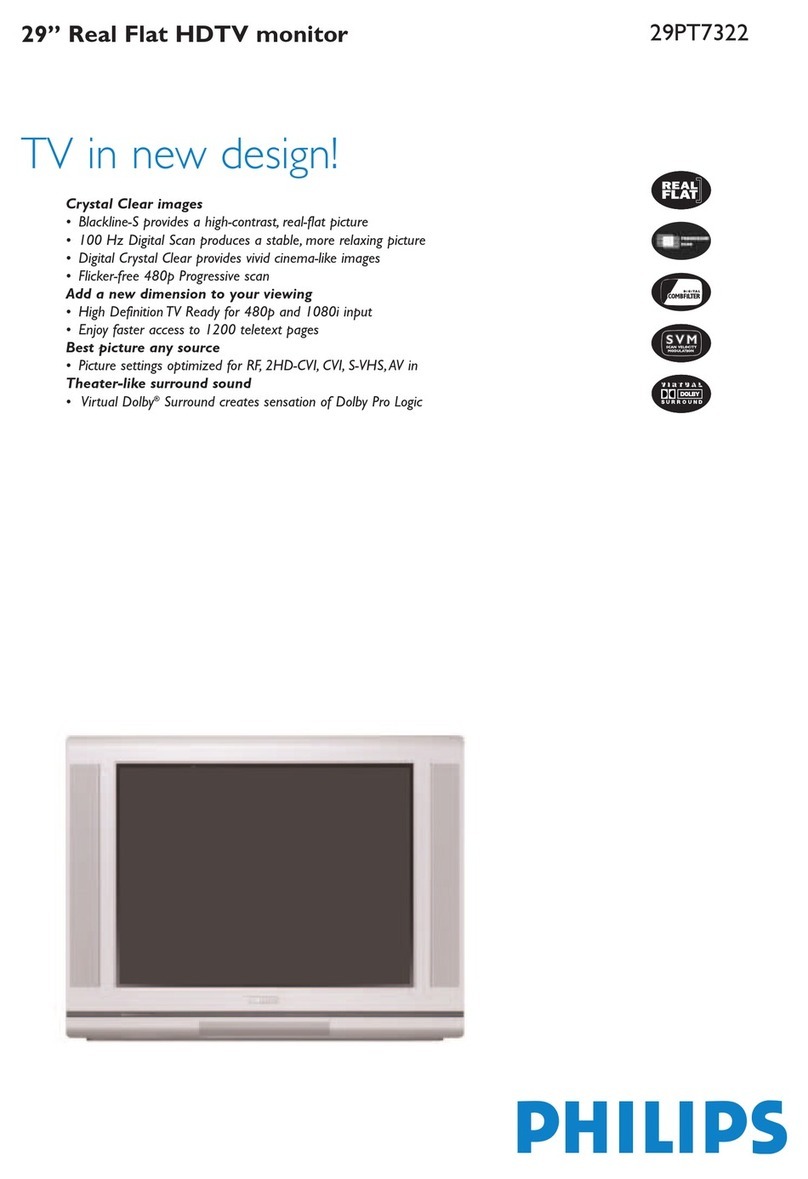 Philips 29PT7322 User manual