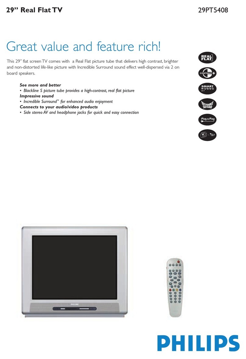 Philips 29PT5408 User manual