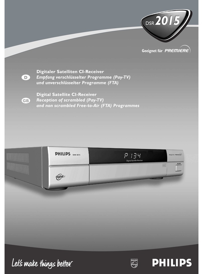 Philips DSR2015/00 manual