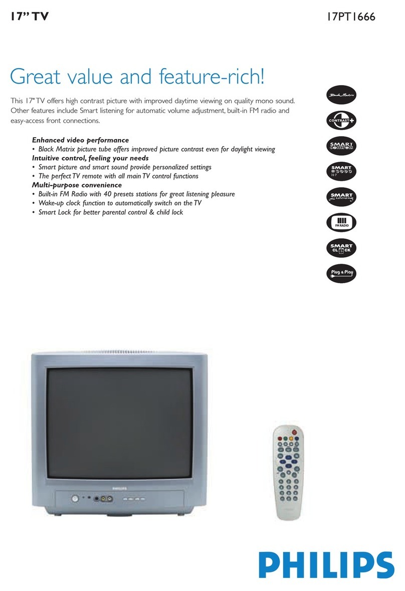 Philips 17PT1666 Technical specifications