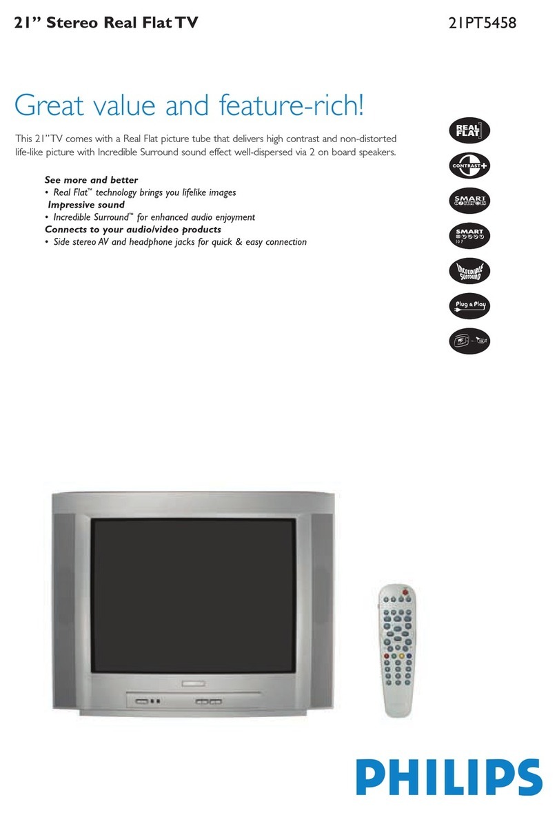 Philips 21PT5458 User manual