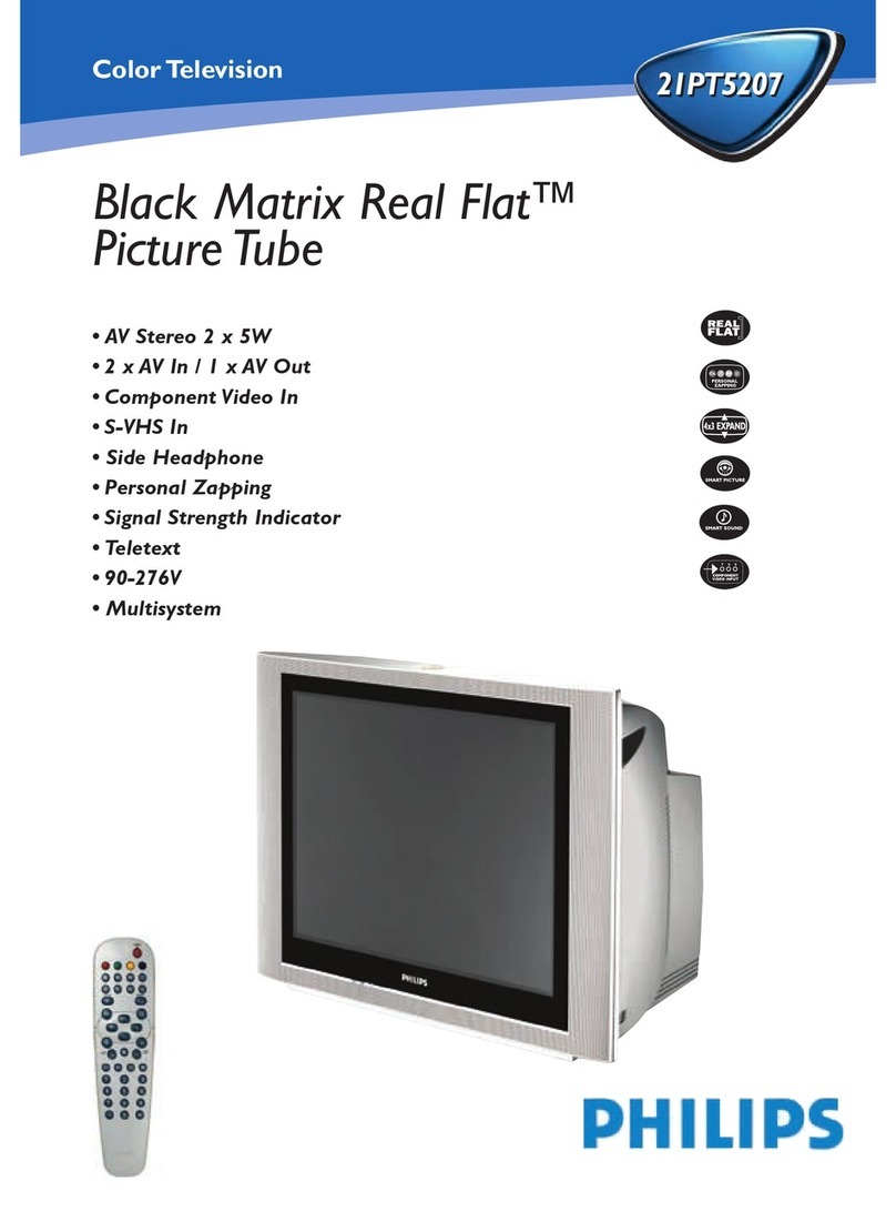Philips 21PT5207 User manual