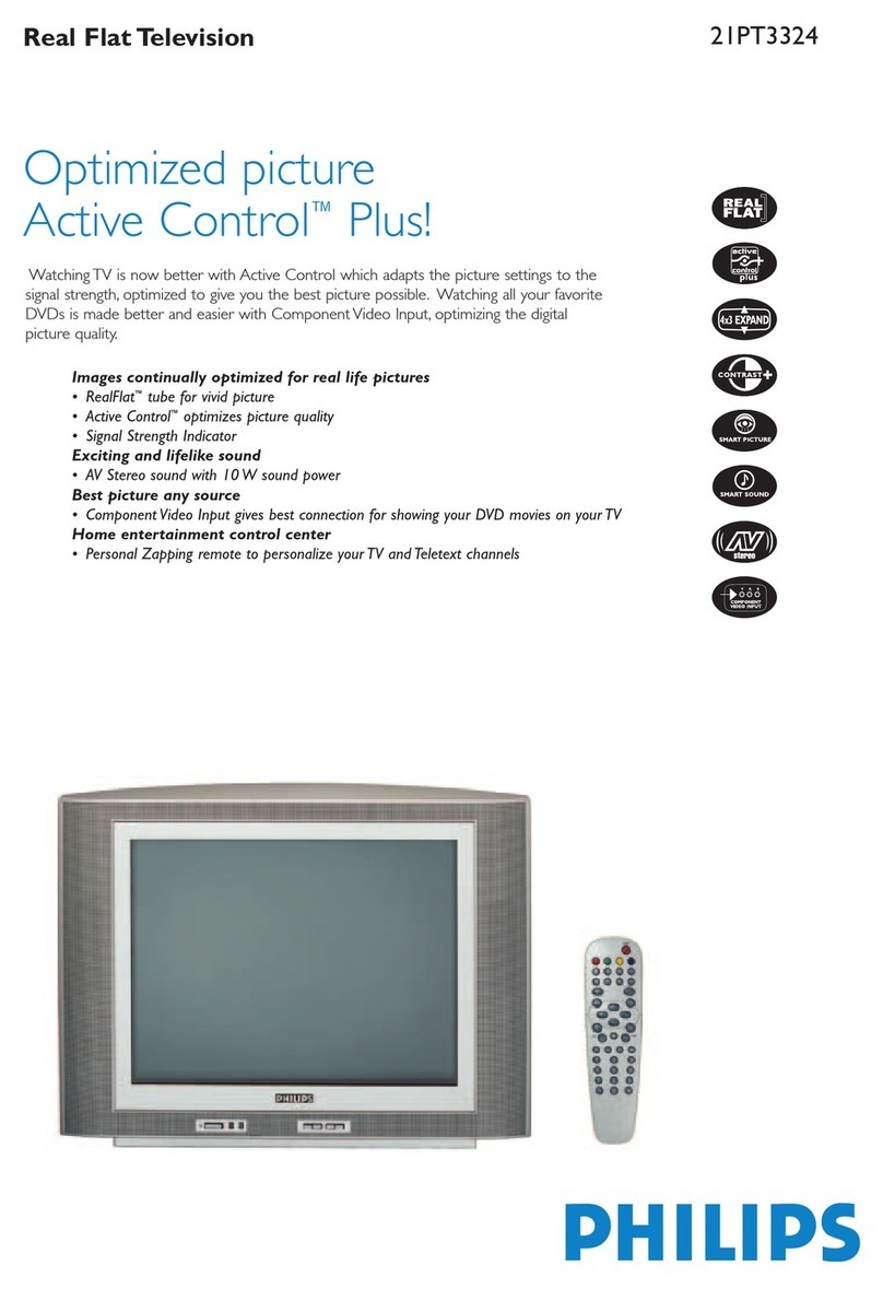 Philips 21PT3324 User manual