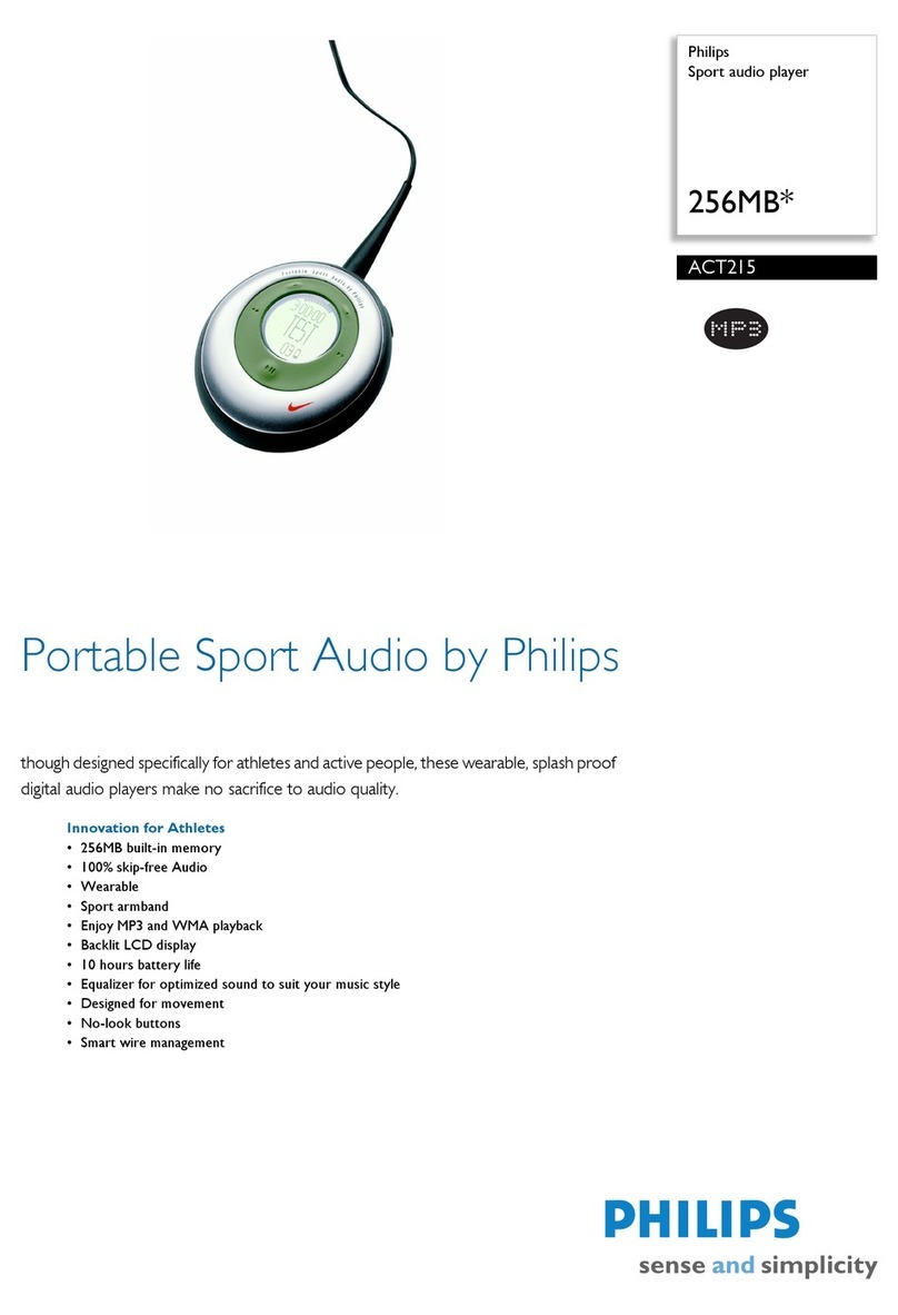 Philips ACT215/00C Specifications