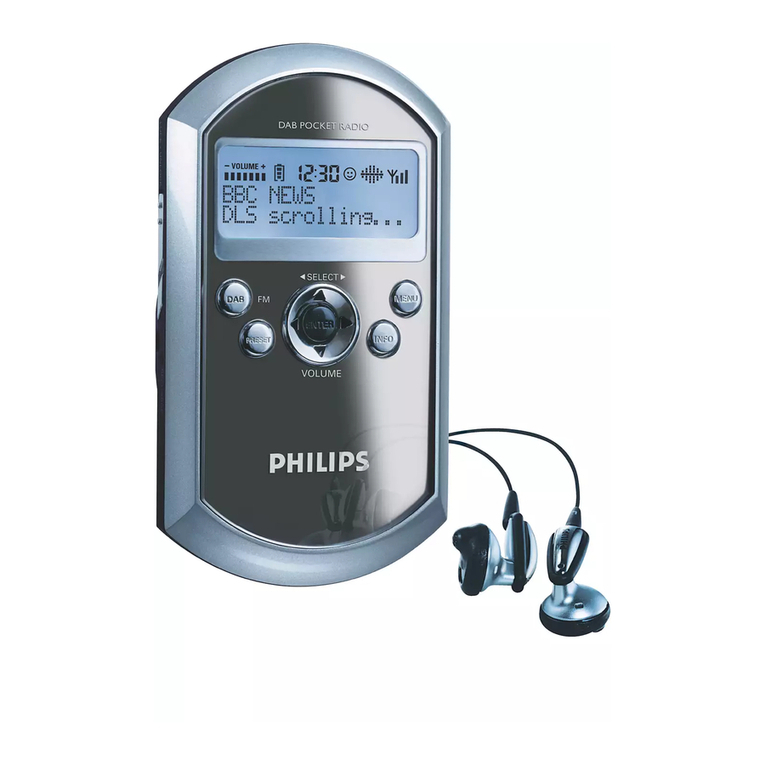 Philips DA1000 User manual Philips DA1000 User manual