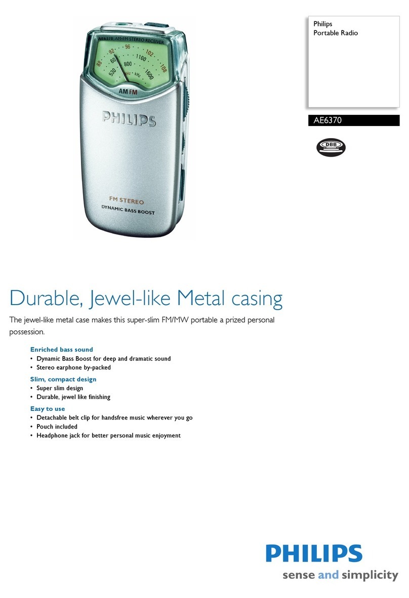 Philips AE6370/20Z User manual