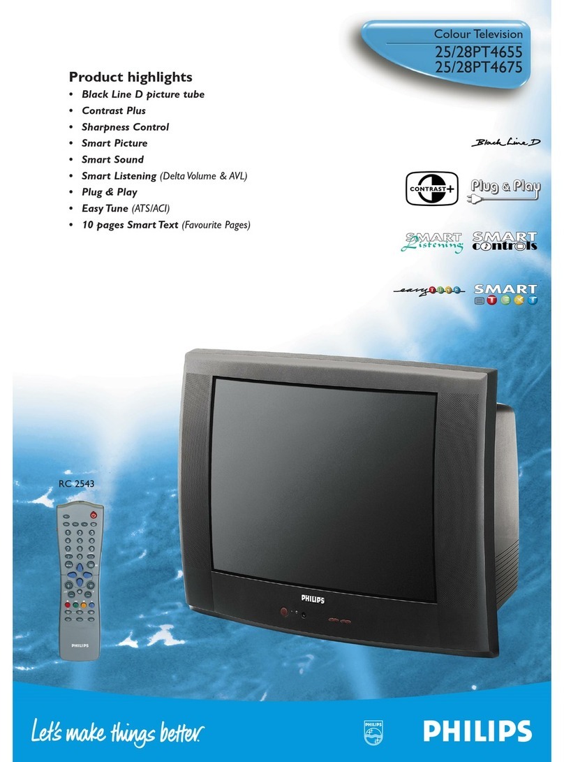 Philips 25PT4675/05 User manual
