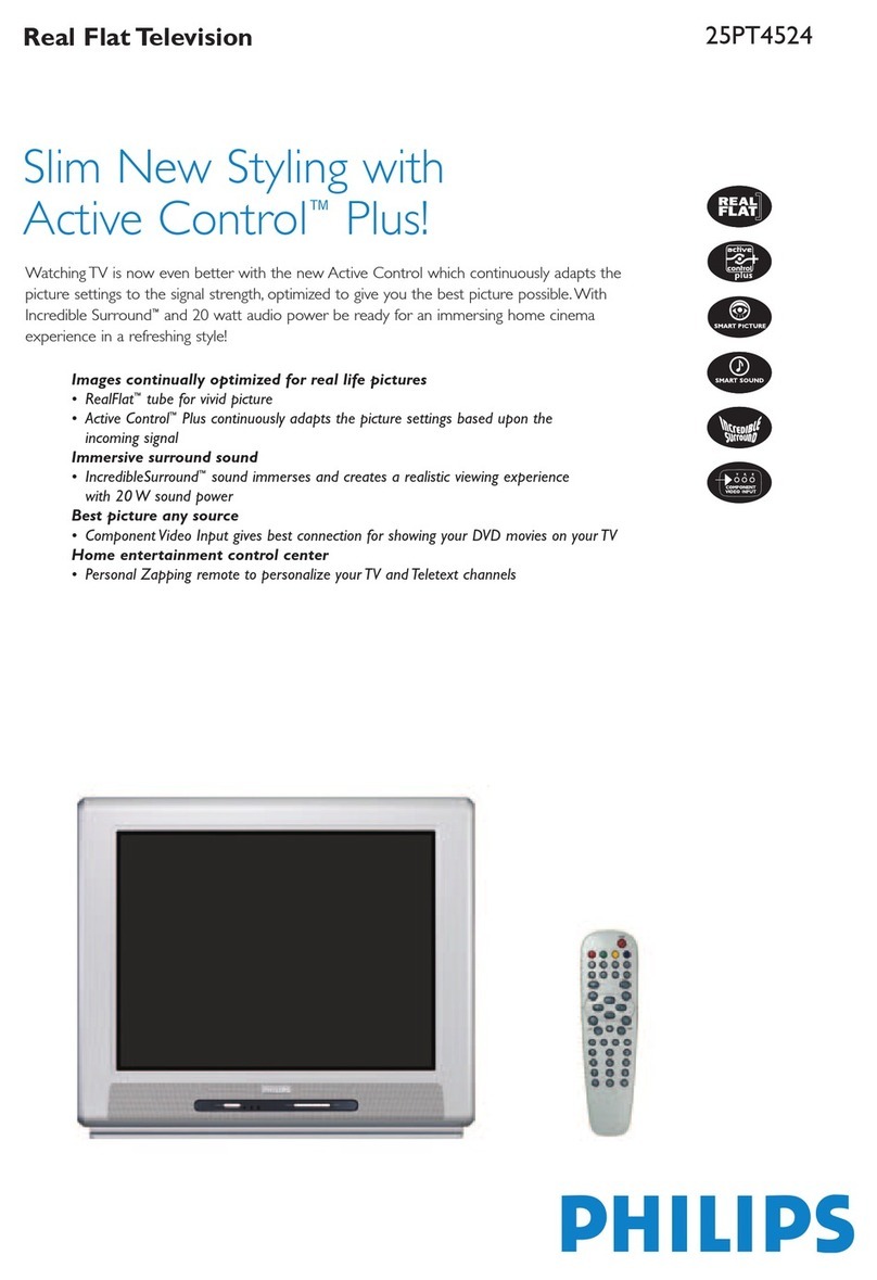Philips 25PT4524/05R User manual