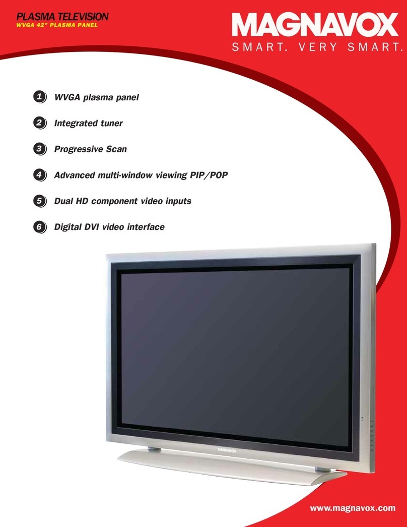 Magnavox 42MF7000-17B User manual