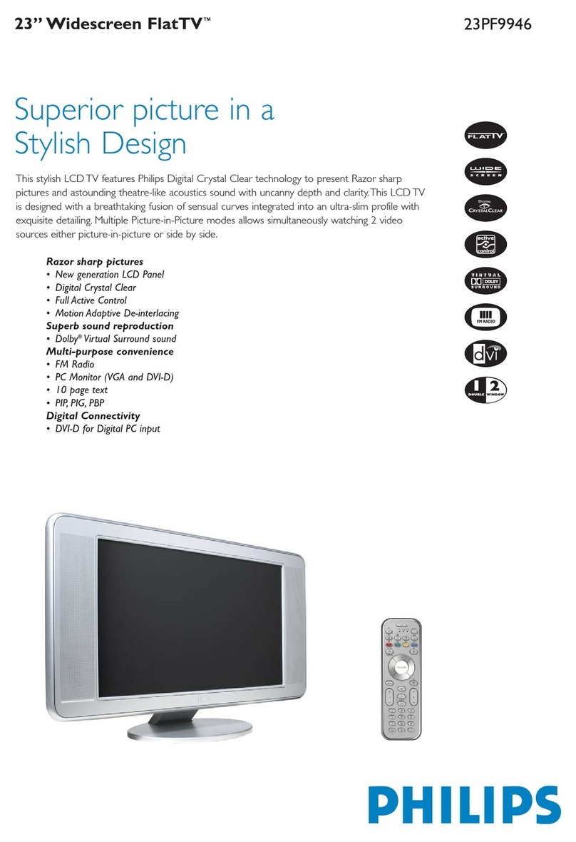 Philips 23PF9946 User manual