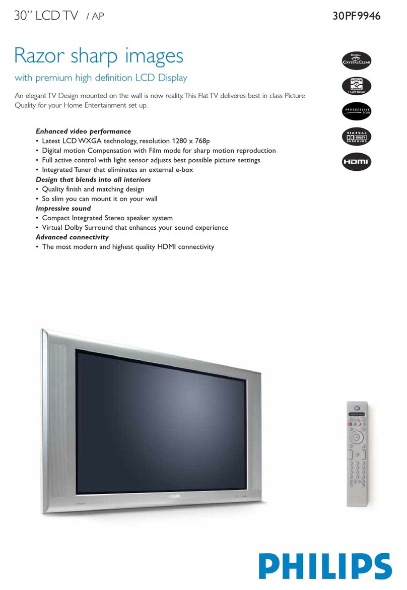 Philips 30PF9946 User manual