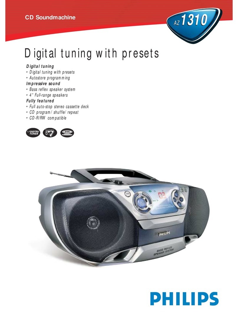 Philips AZ1310 User manual