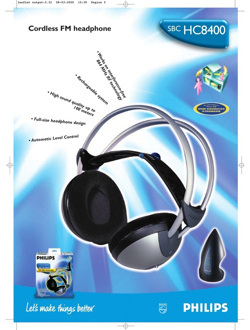Philips SBCHC8400/00 Specifications