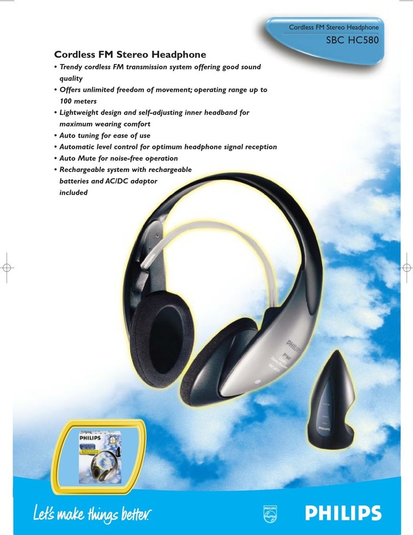 Philips SBCHC580/00 User manual Philips SBCHC580/00 User manual