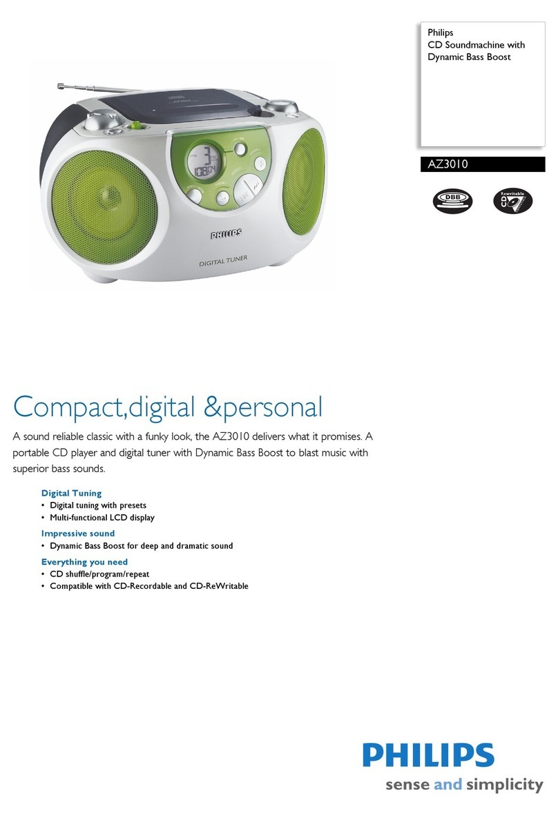 Philips AZ3010/05 User manual