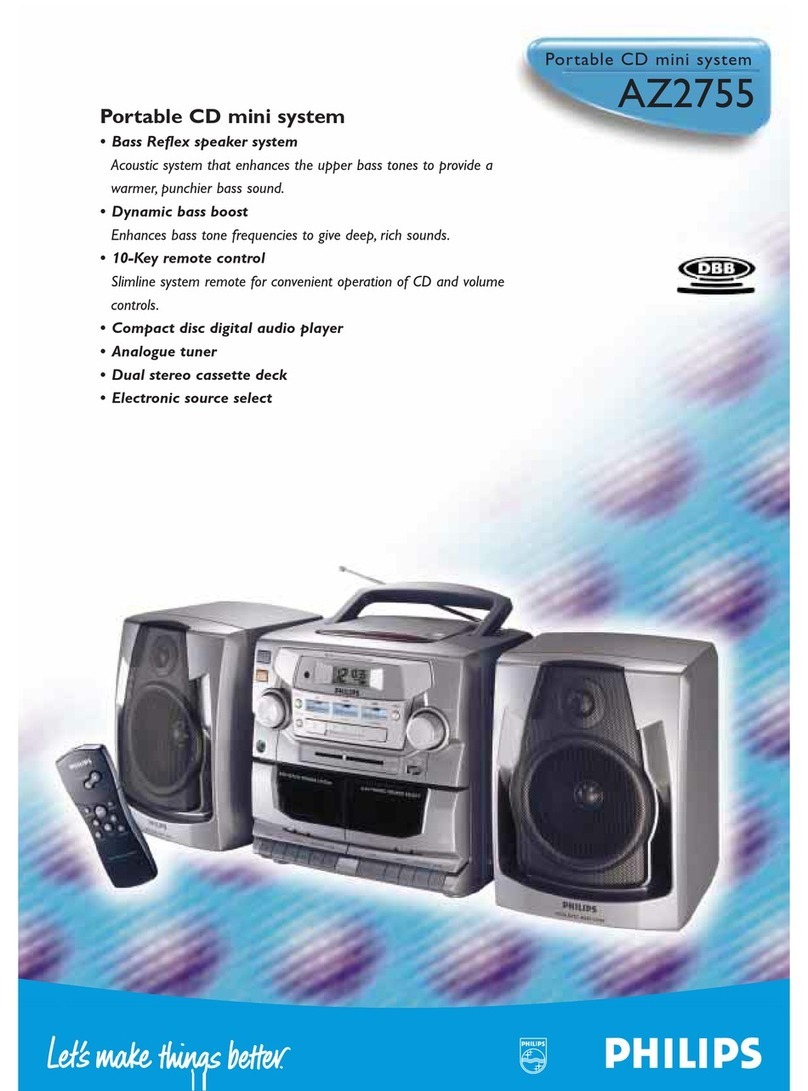 Philips AZ 2755 Product information