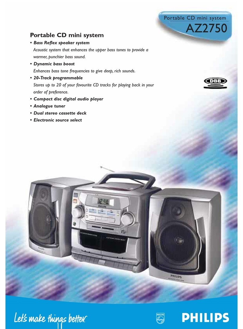 Philips AZ2750/17 User manual