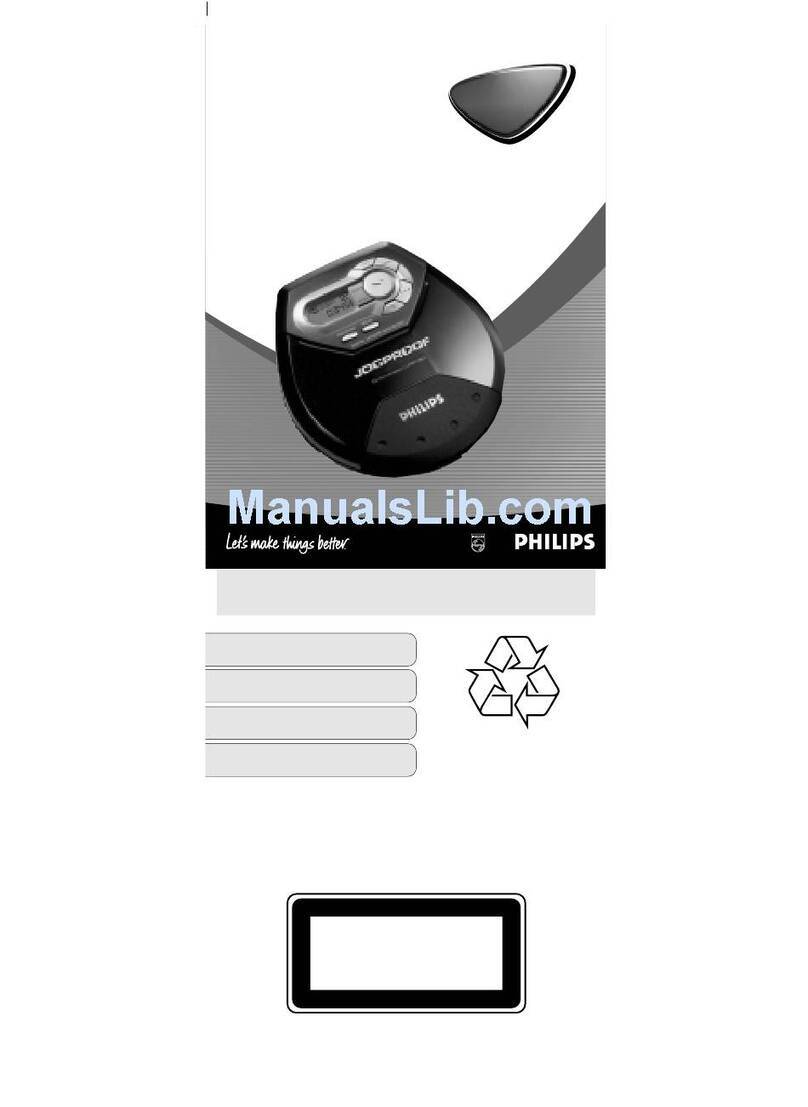 Philips Shockproof AX2100 User manual