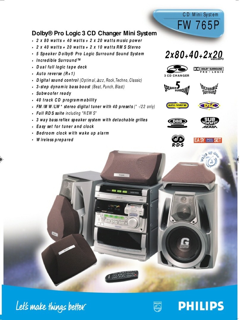 Philips FW 765P Specifications