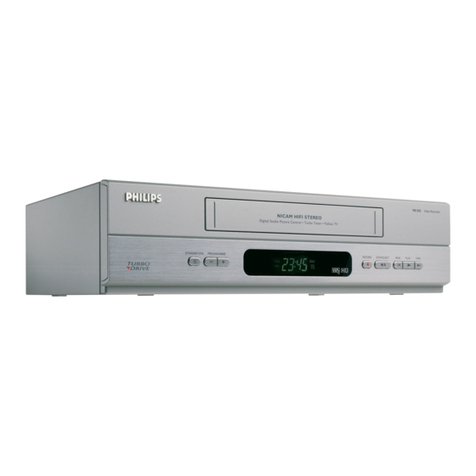 Philips VR550/39 User manual