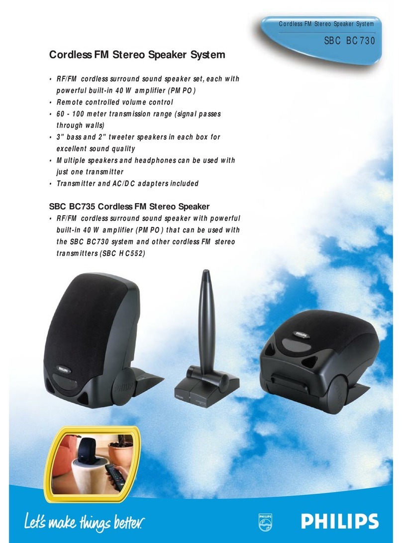 Philips SBCBC730/00 User manual