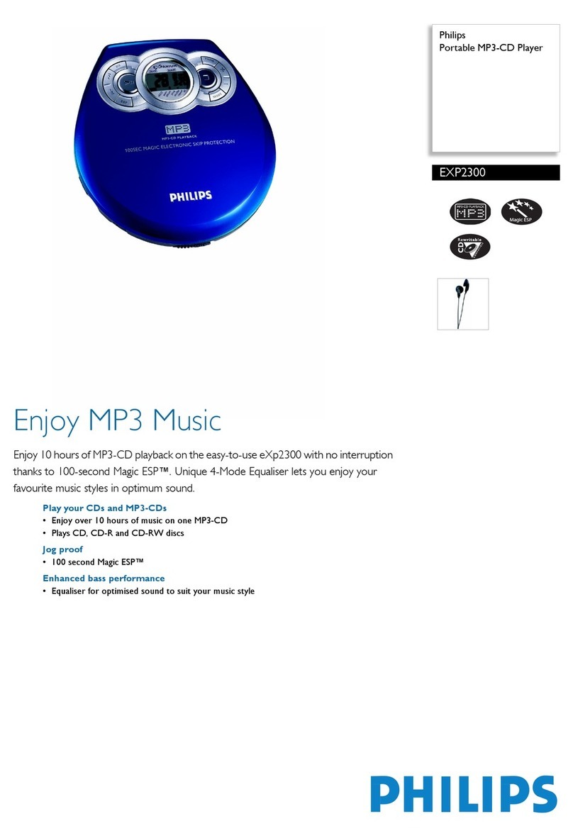 Philips EXP2300/02 User manual