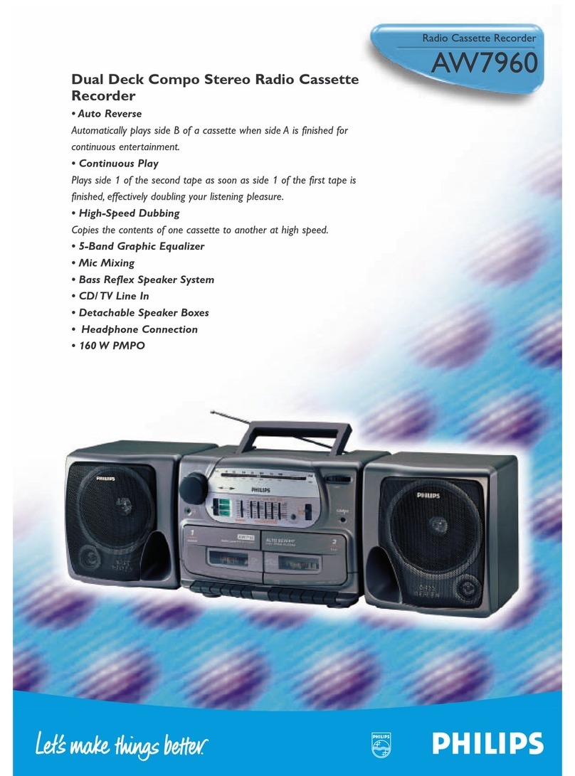 Philips AW 7960 Specifications