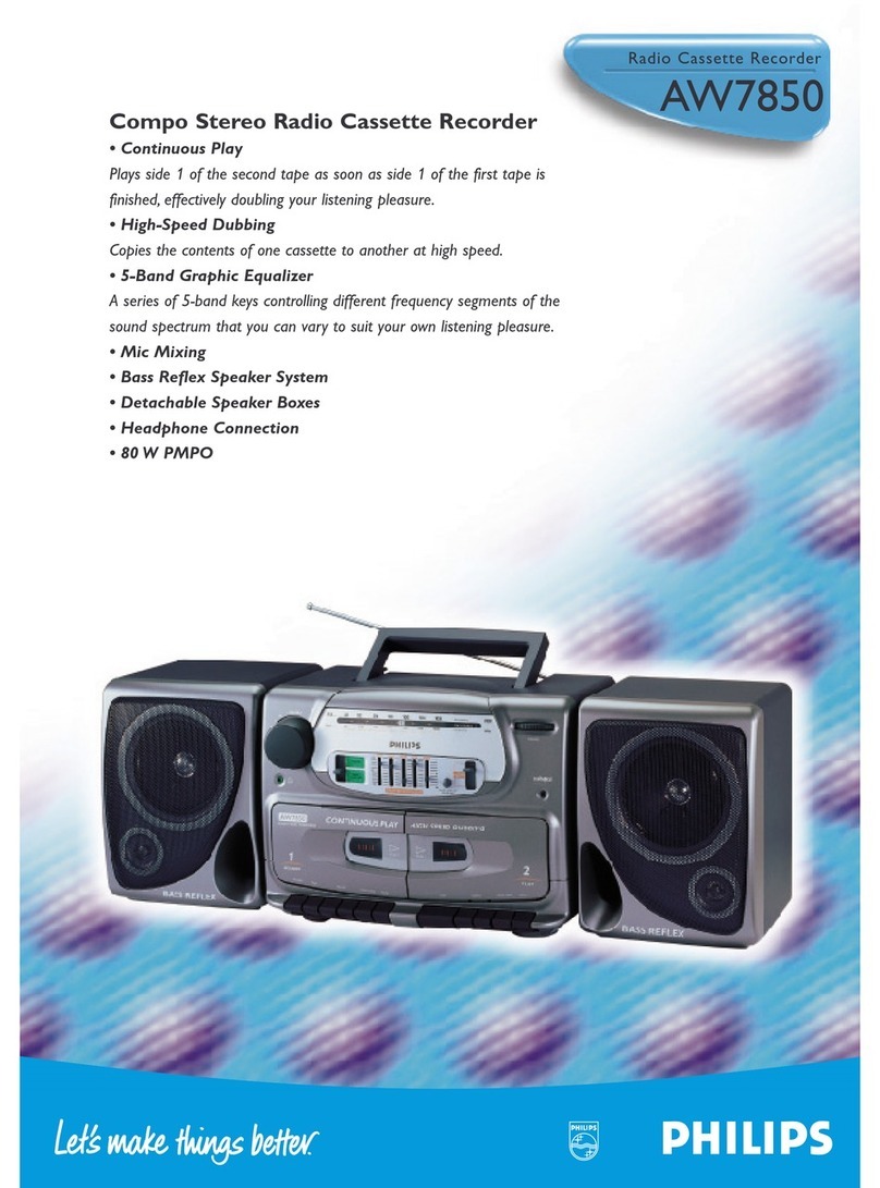 Philips AW 7850 Specifications