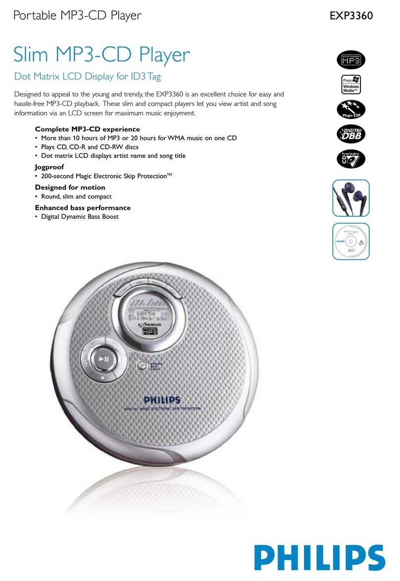 Philips EXP3360 User manual Philips EXP3360 User manual