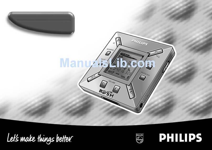 Philips SA126/11 manual
