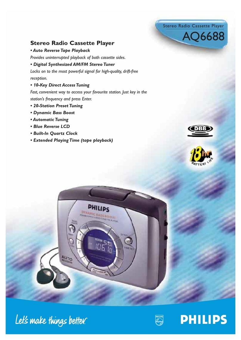 Philips AQ 6688 Specifications