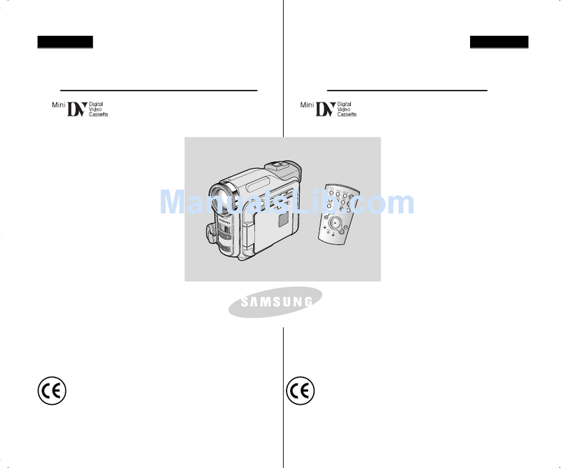 Samsung VP-D905 Owner's instruction book