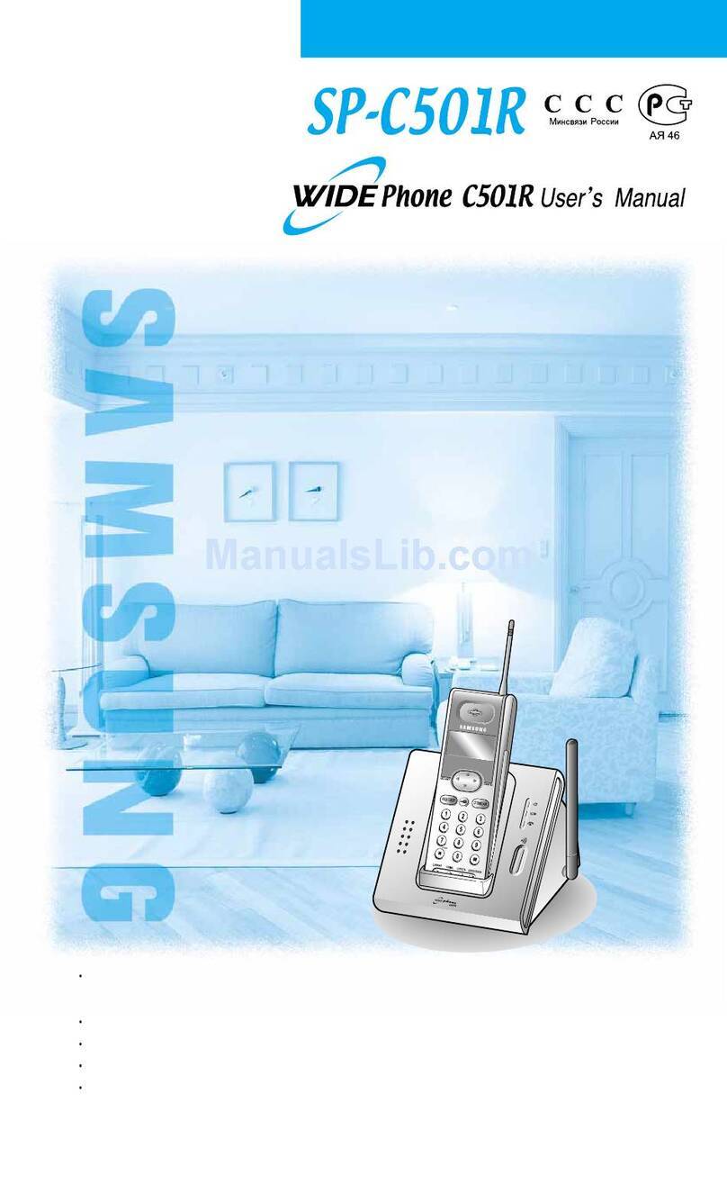 Samsung SP-C501RSL User manual